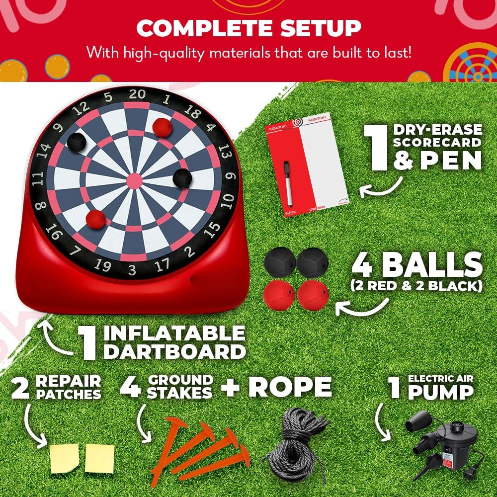 Giant Inflatable Soccer Darts – Ultimate Family Backyard Party Game