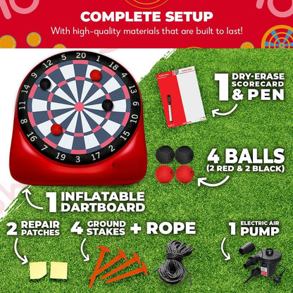 Giant Inflatable Soccer Darts – Ultimate Family Backyard Party Game