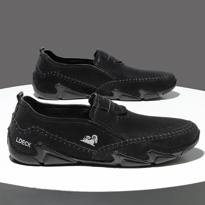 30% OFF丨Italian Hand Stitched Plus Size Men's Shoes Low Top Men's Casual Shoes