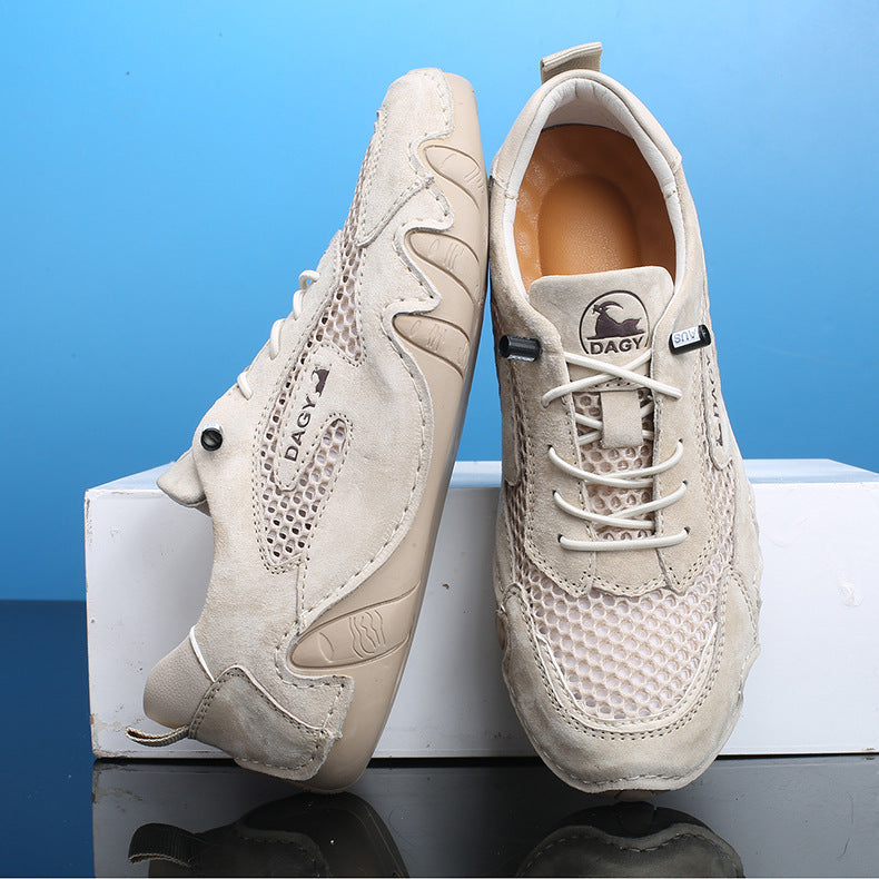 Wow! ! !Last Day 50%OFF-2023 Handmade in Italy DAGY Suede Lace-Up Breathable Sandals for Men and Women