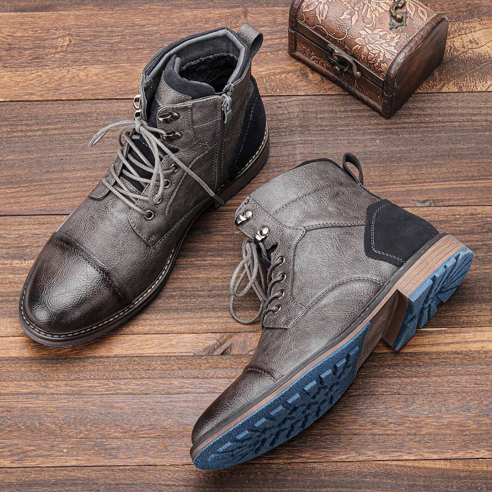 DAGY American Style Men Fashion Comfortable Ankle Boots