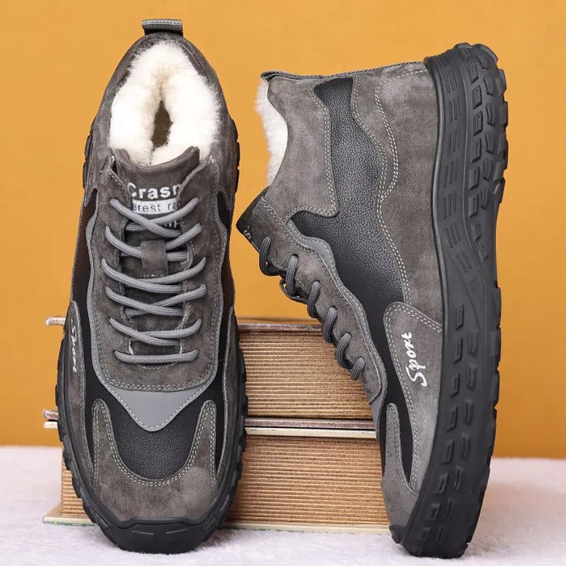 Winter Thickened Men's Casual Cotton Shoes