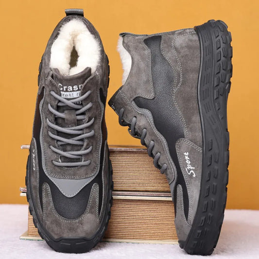 Winter Thickened Men's Casual Cotton Shoes