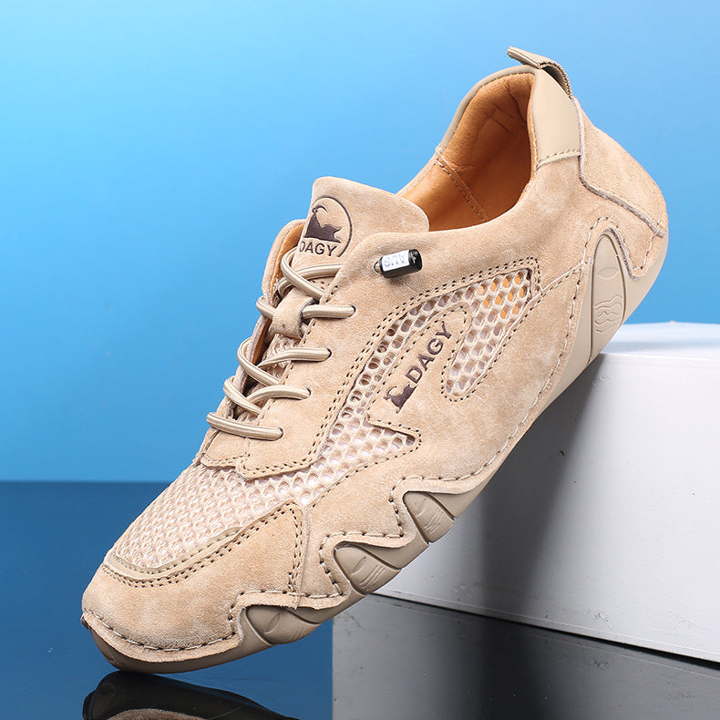 Wow! ! !Last Day 50%OFF-2023 Handmade in Italy DAGY Suede Lace-Up Breathable Sandals for Men and Women
