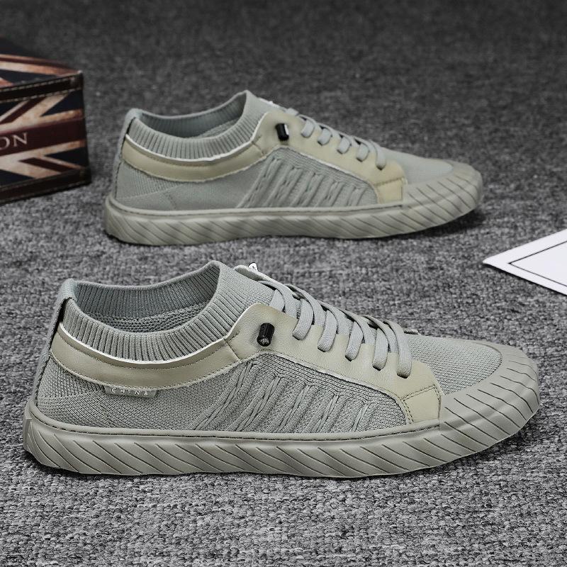 2023 men's summer breathable casual canvas shoes