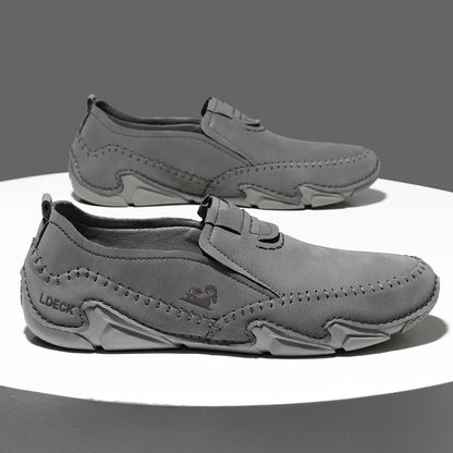 30% OFF丨Italian Hand Stitched Plus Size Men's Shoes Low Top Men's Casual Shoes