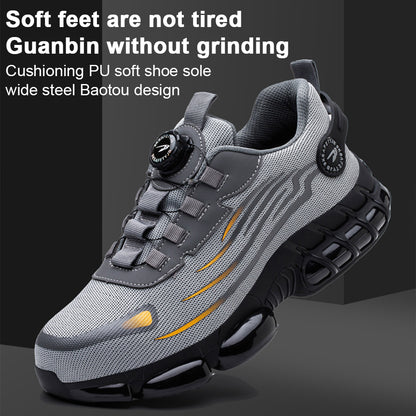 🔥 Last Day Sale 49% Off 🎁Men's Smash and Stab Resistant Work Safety Shoes⛑️