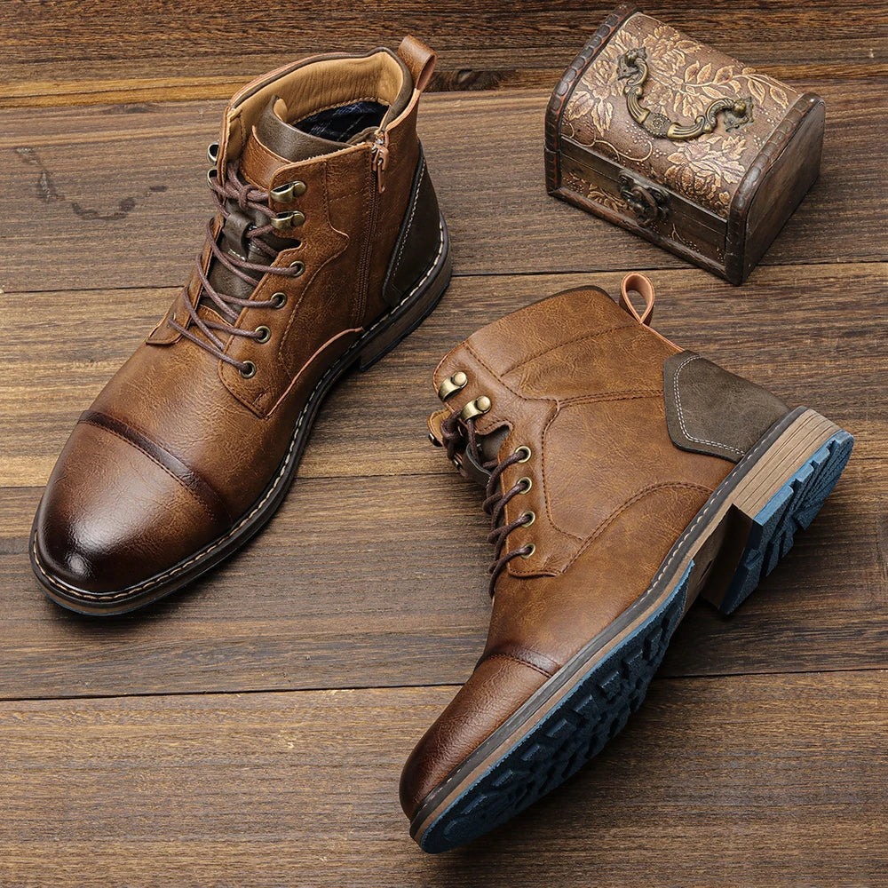 DAGY American Style Men Fashion Comfortable Ankle Boots