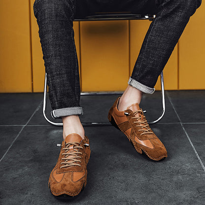 Handmade Leather Outdoor  Breathable Leather Shoes
