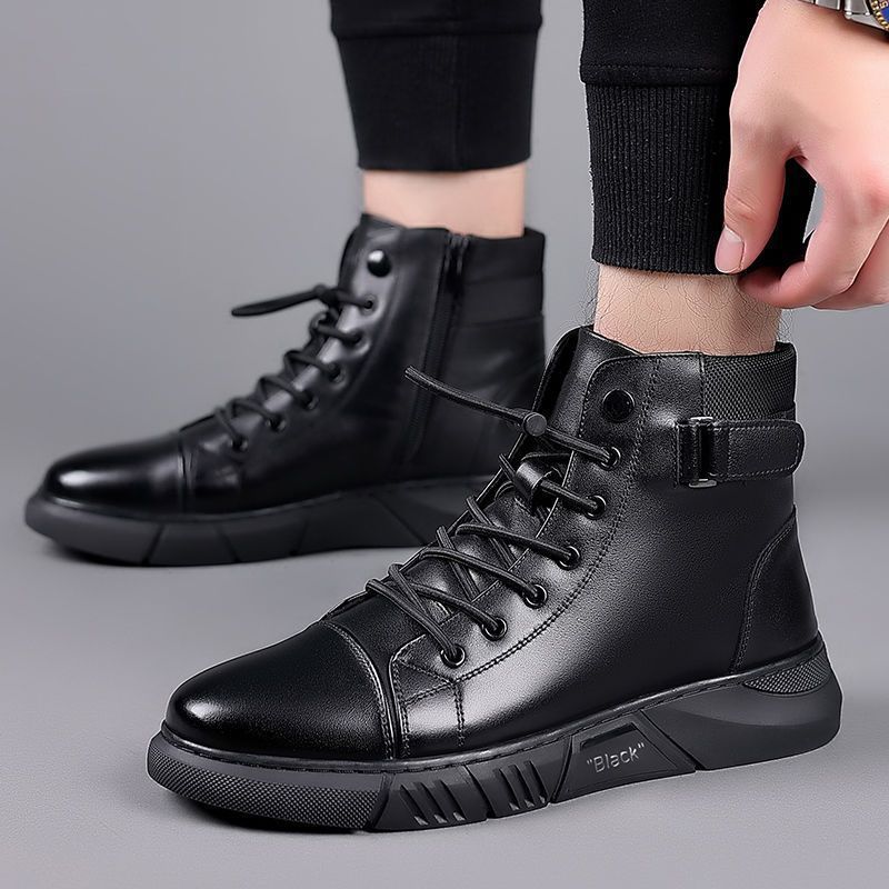 🔥Last Day 49% OFF! 2023 Men's Genuine Leather Martin Boots[Large Size 39-48 ]