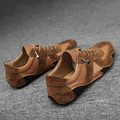 Handmade Leather Outdoor  Breathable Leather Shoes