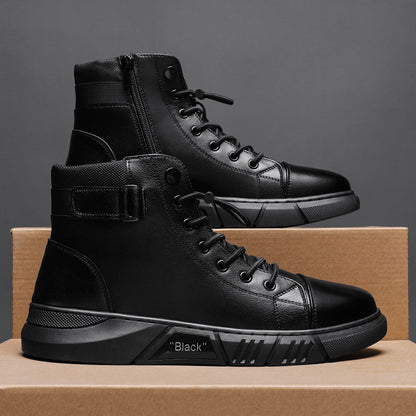 🔥Last Day 49% OFF! 2023 Men's Genuine Leather Martin Boots[Large Size 39-48 ]