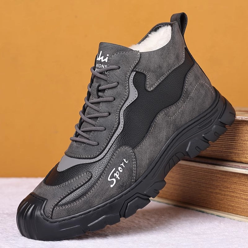 Winter Thickened Men's Casual Cotton Shoes