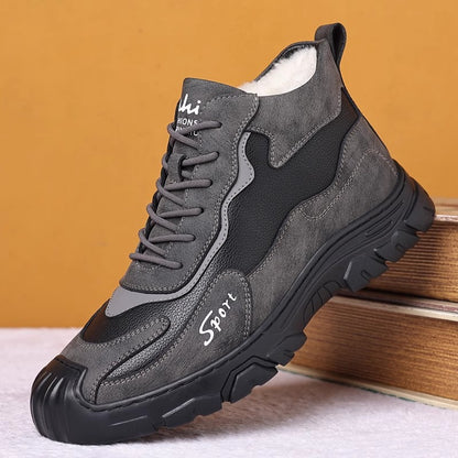 Winter Thickened Men's Casual Cotton Shoes