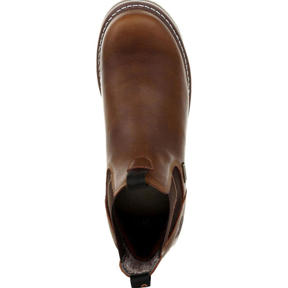 Handmade- Men's Waterproof Wedge Chelsea Work Boots