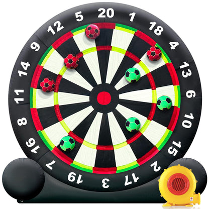 Giant Inflatable Soccer Darts – Ultimate Family Backyard Party Game