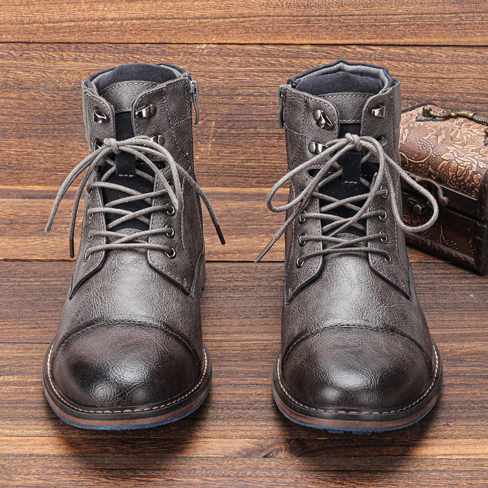 DAGY American Style Men Fashion Comfortable Ankle Boots