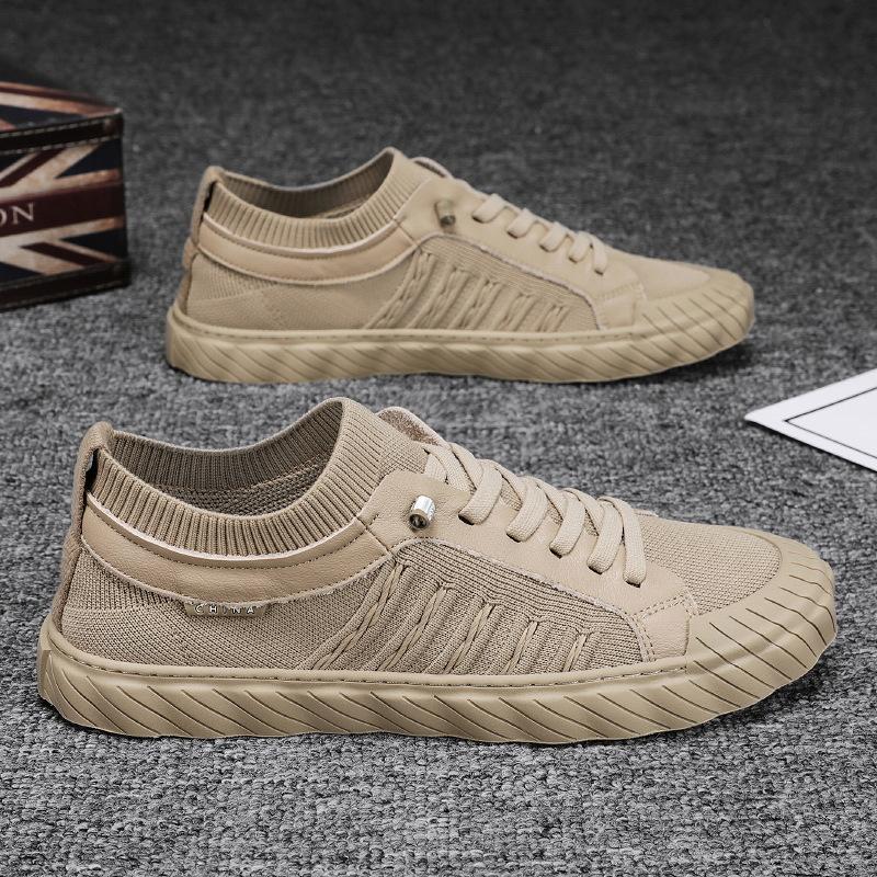 2023 men's summer breathable casual canvas shoes