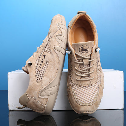 Wow! ! !Last Day 50%OFF-2023 Handmade in Italy DAGY Suede Lace-Up Breathable Sandals for Men and Women