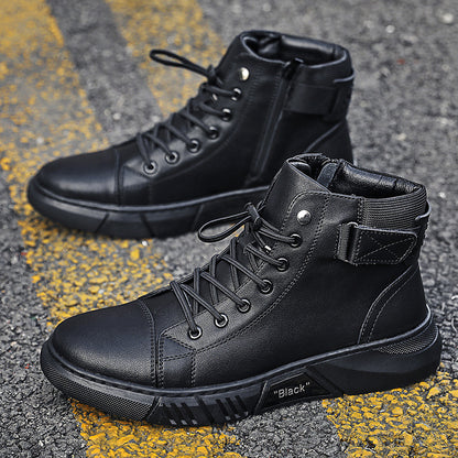 🔥Last Day 49% OFF! 2023 Men's Genuine Leather Martin Boots[Large Size 39-48 ]