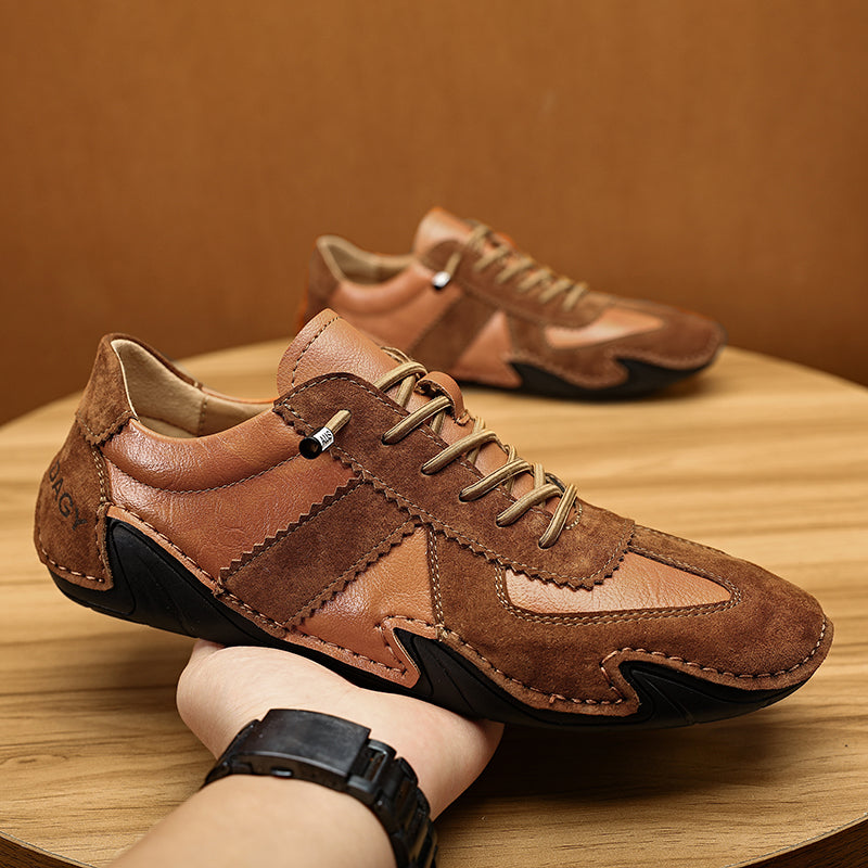 Handmade Leather Outdoor  Breathable Leather Shoes