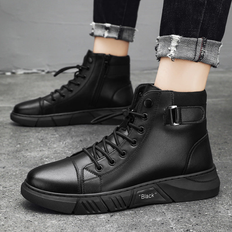 🔥Last Day 49% OFF! 2023 Men's Genuine Leather Martin Boots[Large Size 39-48 ]