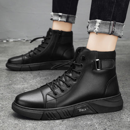 🔥Last Day 49% OFF! 2023 Men's Genuine Leather Martin Boots[Large Size 39-48 ]