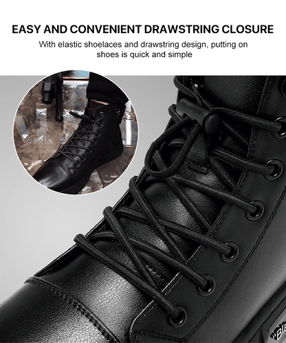 🔥Last Day 49% OFF! 2023 Men's Genuine Leather Martin Boots[Large Size 39-48 ]