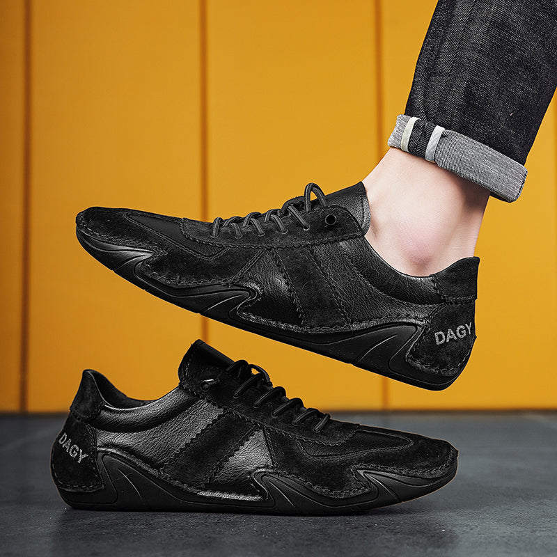 Handmade Leather Outdoor  Breathable Leather Shoes