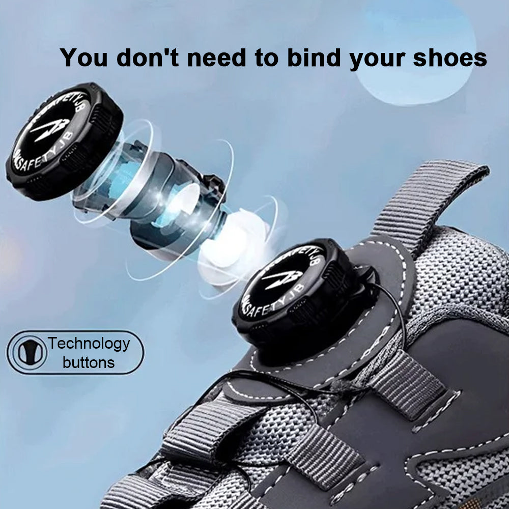 🔥 Last Day Sale 49% Off 🎁Men's Smash and Stab Resistant Work Safety Shoes⛑️